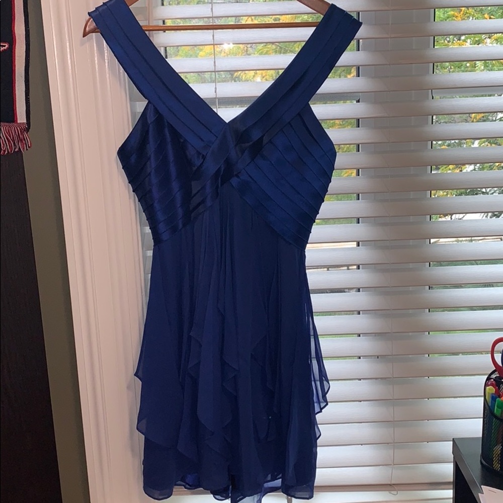 Royal blue BCBG dress